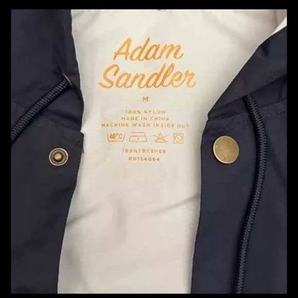 Adam Sandler Station 69 Hooded Rain Jacket Men The Sandman 100% Fresh Tour Merch - Picture 3 of 4